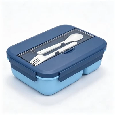 Könnyű Bento Box 3 részes edényekkel